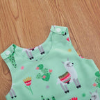 Little Llama Cactus Romper