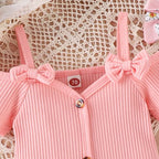 Off Shoulder Bell Bottom Cutie Outfit