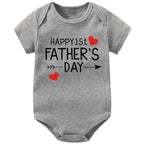 Happy 1st Father's Day Onesie