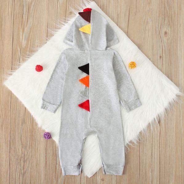 Colored Dinosaur Romper