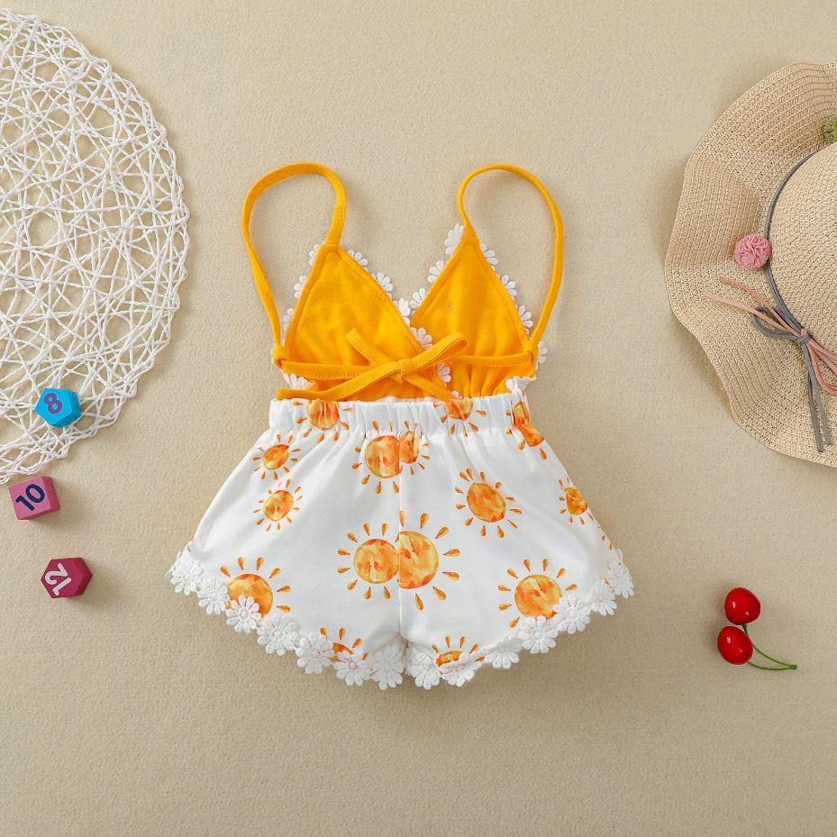 Sunshine Daisy Romper