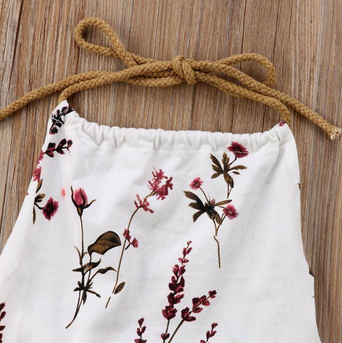 Floral Halter Romper