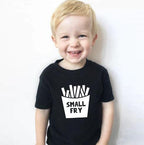 Matching Sibling Big Small Fry Lil Nugget T-shirts & Onesie