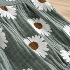 Shoulder Tie Daisy Romper