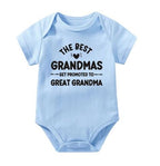 The Best Grandmas Get Promoted To Great Grandma Onesie