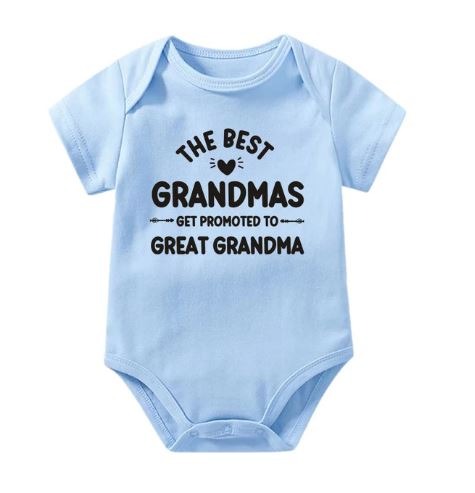 The Best Grandmas Get Promoted To Great Grandma Onesie
