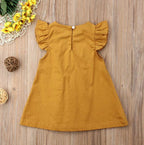 Ruffle Solid Dress