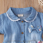 Floral Denim Dress