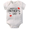 Happy 1st Father's Day Onesie
