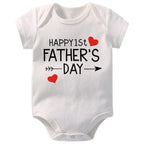 Happy 1st Father's Day Onesie