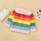 Color Striped Buttoned Cardigan (4 Colors)
