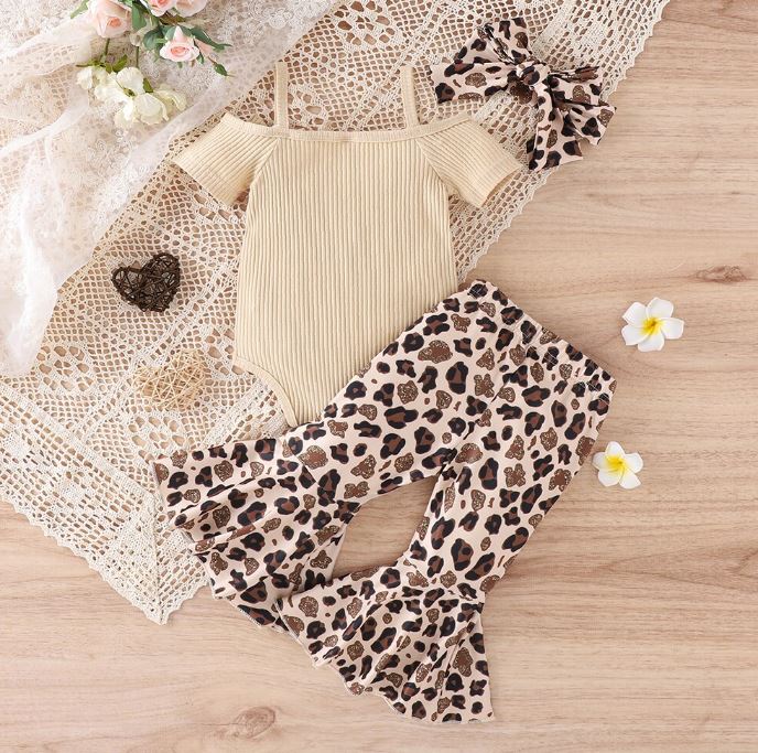 Off Shoulder Bell Bottom Cutie Outfit