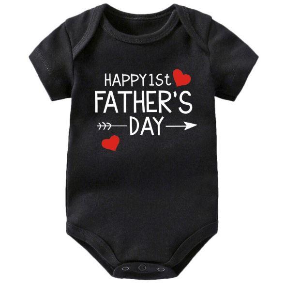 Happy 1st Father's Day Onesie