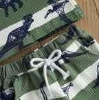 Dinosaur Tank Top and Shorts Set
