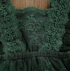 Floral Lace Feather Dress