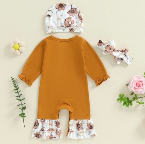 Auntie is My Bestie Floral Romper