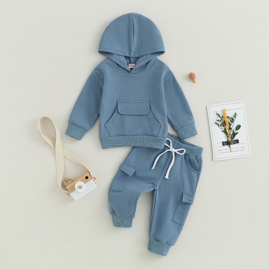 Solid Pocket Hilliam Hoodie & Pants