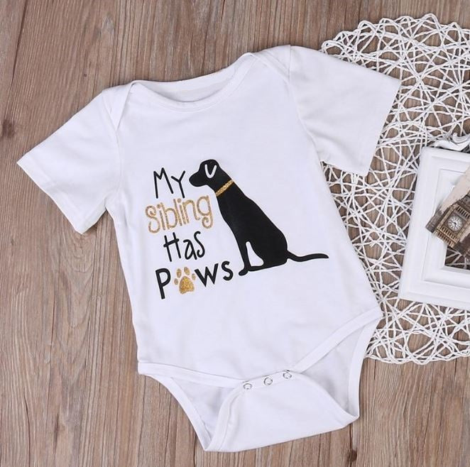 My Sibling Has Paws Onesie