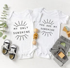 You Are Sunshine My Only Sunshine Twin Onesie