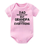 Dad Knows A Lot But Grandpa Knows Everything Onesie