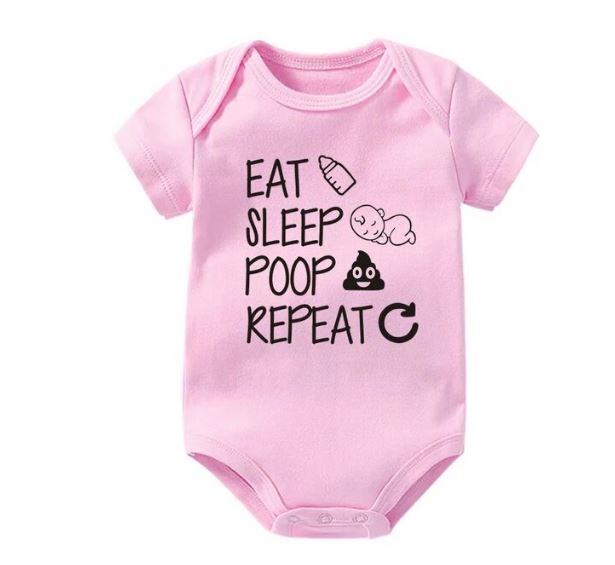 Eat Sleep Poop Repeat Onesie