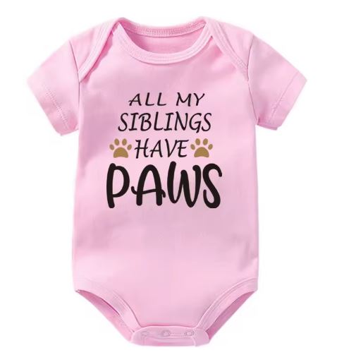 All My Siblings Have Paws Onesie