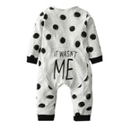 It Wasn't Me Polka Dot Romper