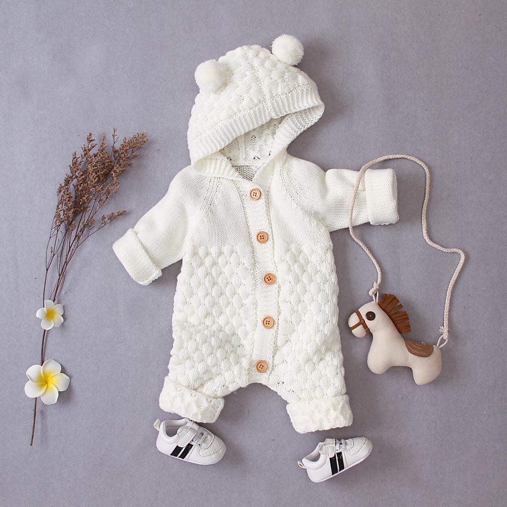 Knitted Pom Pom Romper (Multiple Colors)
