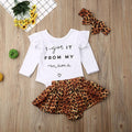 Baby Girl I Got it From My Mama Leopard Print Outfit