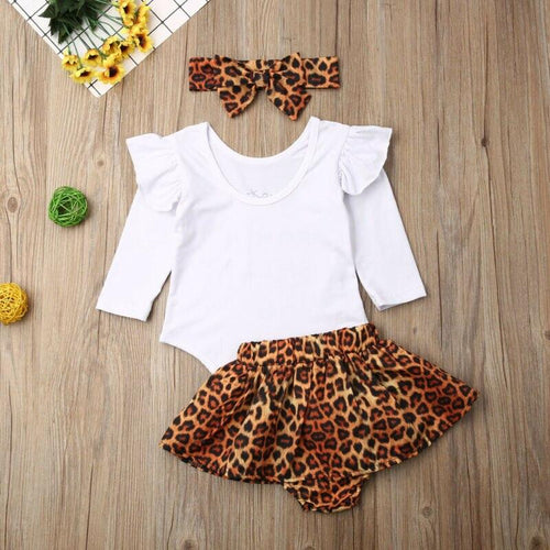 Baby Girl I Got it From My Mama Leopard Print Outfit