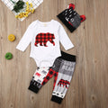 Plaid Baby Bear Outfit