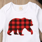 Plaid Baby Bear Outfit