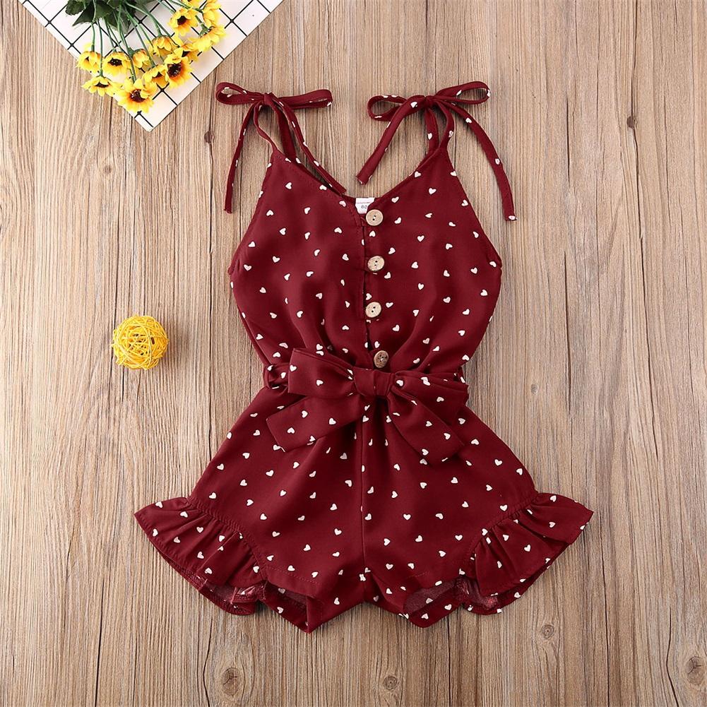 Ruffled Heart Romper
