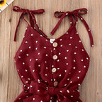 Ruffled Heart Romper