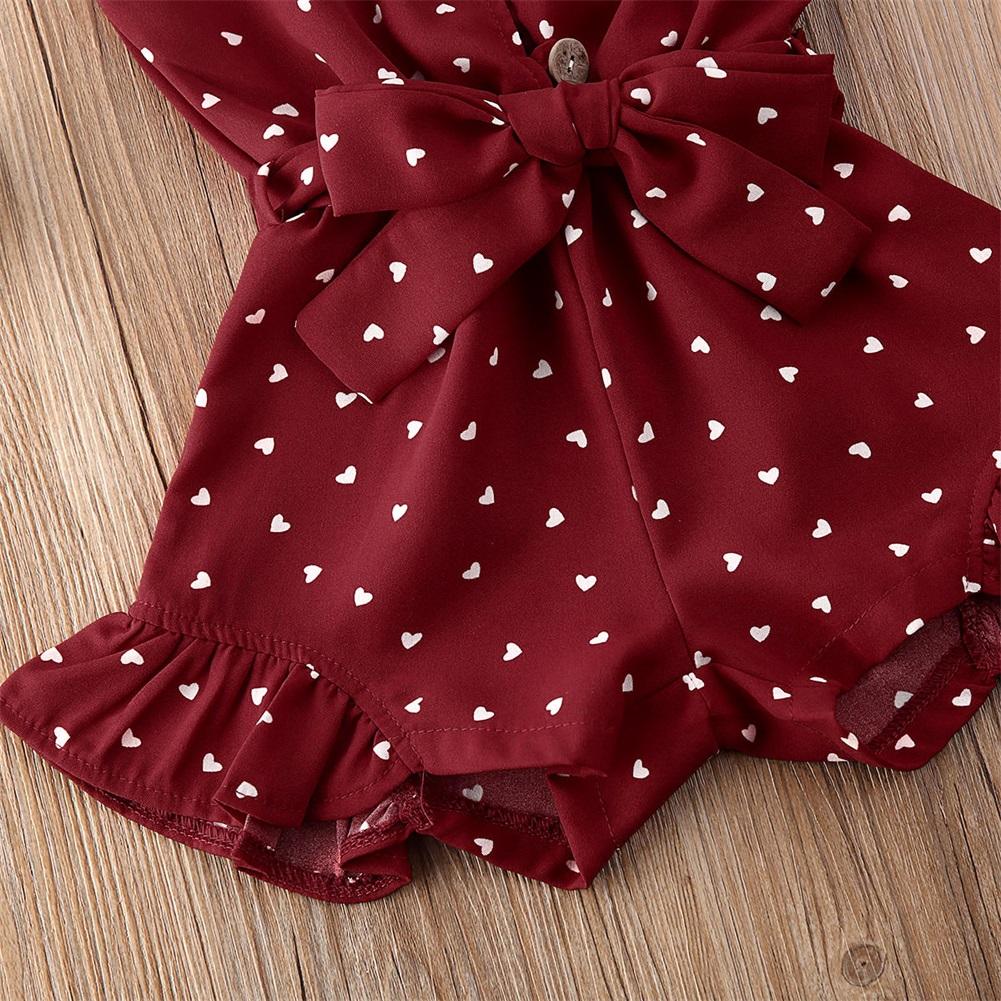 Ruffled Heart Romper