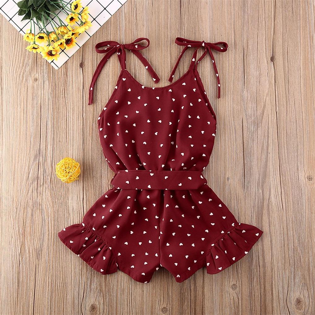 Ruffled Heart Romper