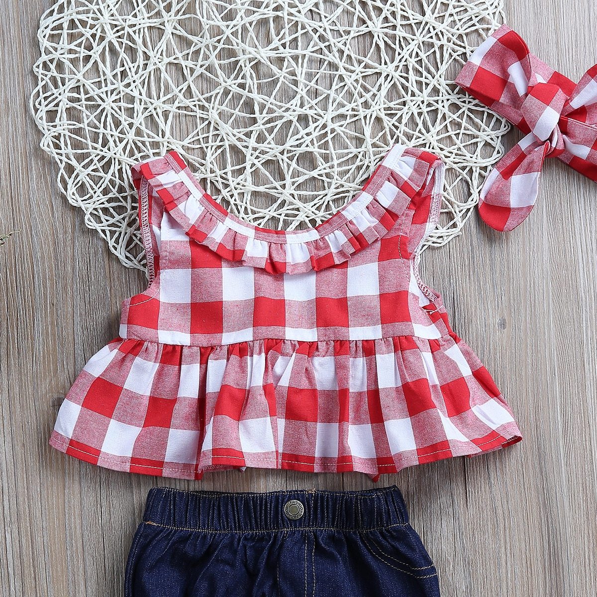 Plaid Denim Belle Outfit