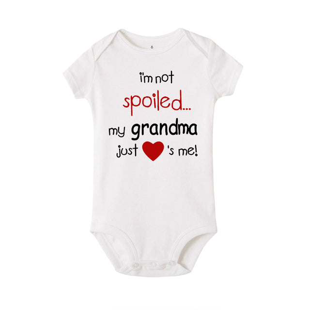 I'm Not Spoiled My Grandma Just Loves Me Onesie