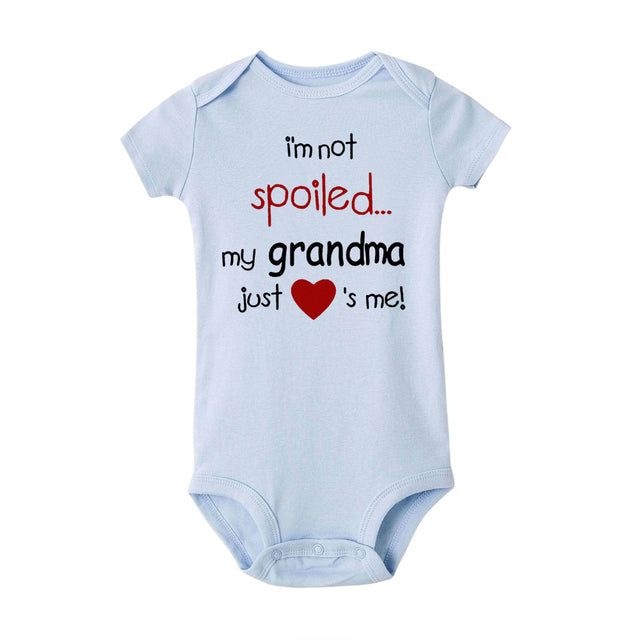 I'm Not Spoiled My Grandma Just Loves Me Onesie