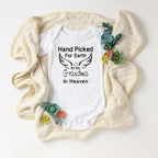 Hand Picked Grandma Angel Wing Onesie