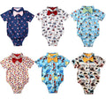 Boys Bow Tie Onesie (6 Patterns)