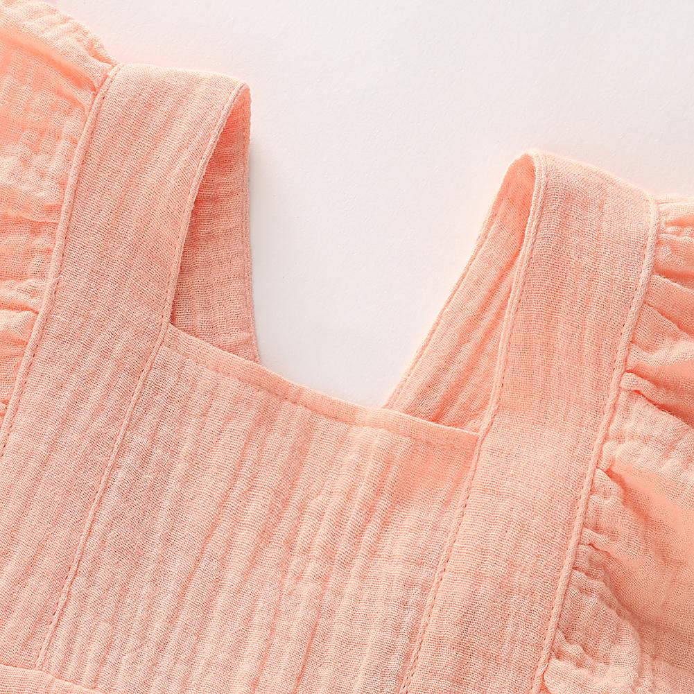 Ruffle Hem Bow Romper