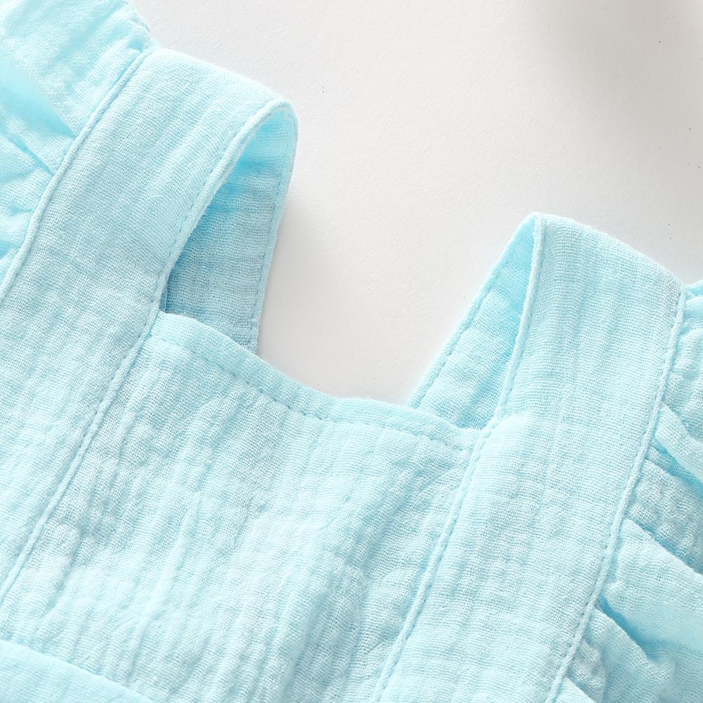 Ruffle Hem Bow Romper