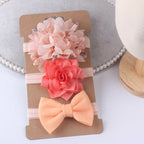 3 Pack Floral Bow Headbands