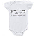 Grandma, A Mom Without Rules Onesie