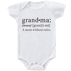 Grandma, A Mom Without Rules Onesie