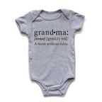 Grandma, A Mom Without Rules Onesie