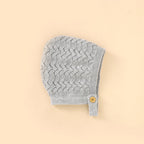 Knitted Romper with Bonnet