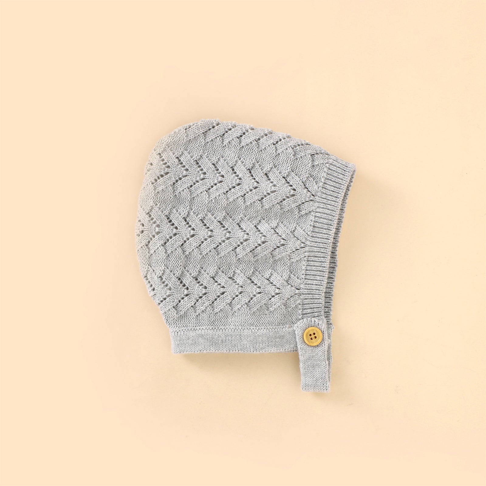 Knitted Romper with Bonnet