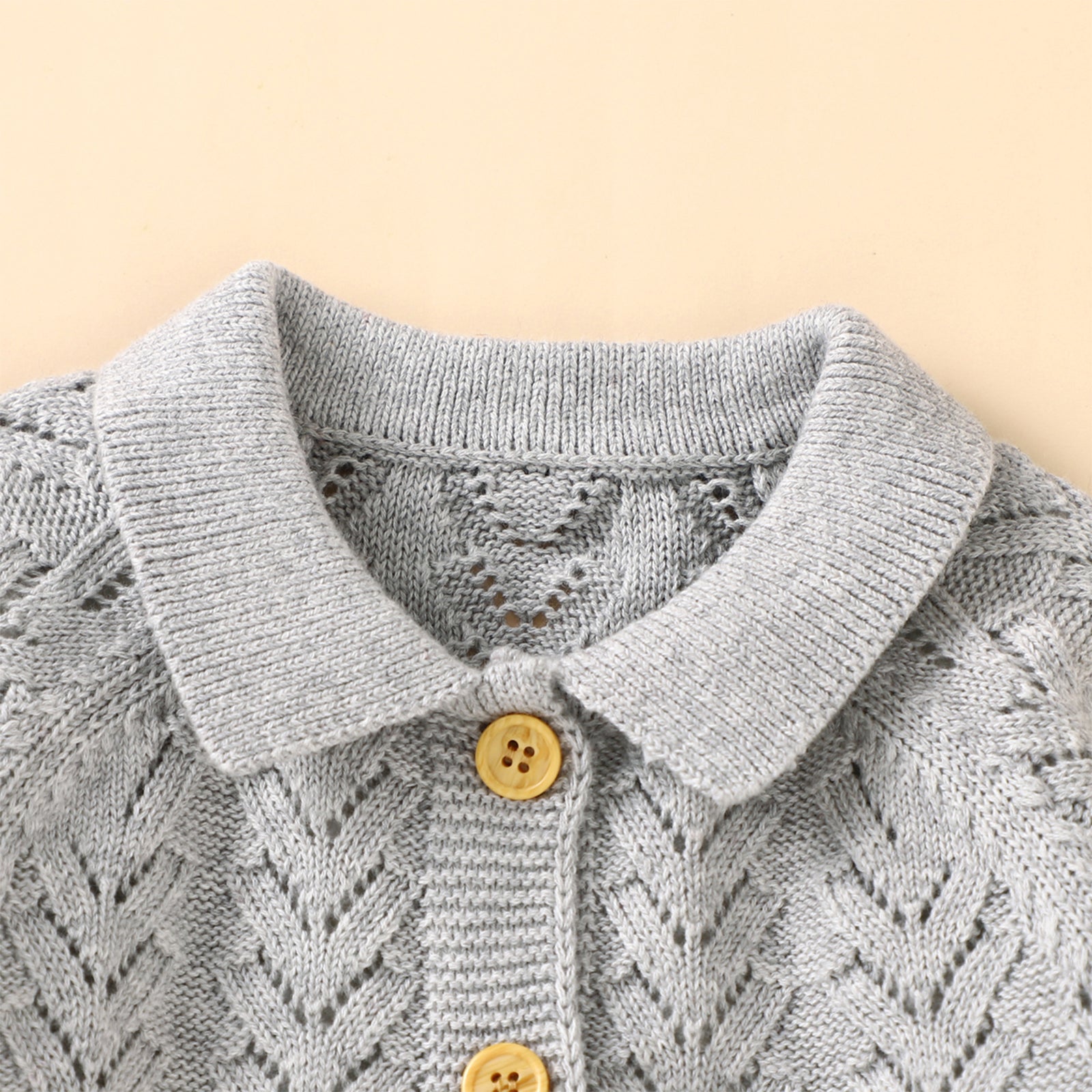 Knitted Romper with Bonnet